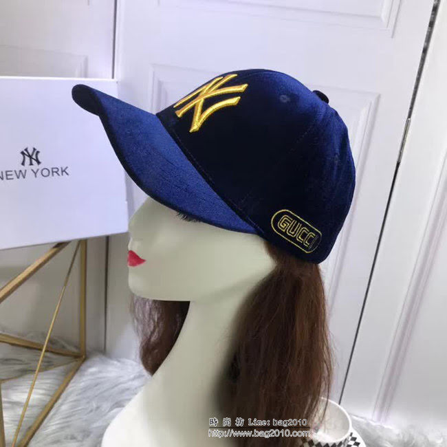 MLB 新款專櫃同步 NY與Gucci聯名棒球帽 6881908 LLWJ5801